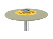 Стоматорг - Полиры для керамики R1540HP зеркальная полировка"серый диск с держателем" d=260мм, L=2мм, 3 этап