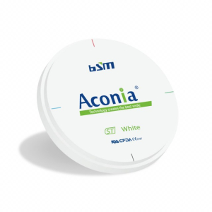 Стоматорг - Диск CAD/CAM из диоксида циркония Aconia,белый ST, размер 98, толщина 14 мм