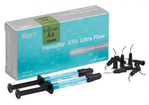 Kerr Herculite™ XRV Ultra Flow A3 - композитный текучий, светоотверждаемый материал, 2 шприца х 2 г