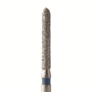 Стоматорг - Бор алмазный 869 014 HP, синий, 5 шт. Форма: цилиндр с усеченным концом