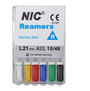 Стоматорг - Reamers Nic Superline № 030 25 мм, 6 шт. - ручной каналорасширитель 