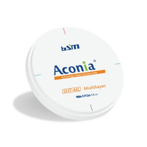 Стоматорг - Диск из диоксида циркония Aconia,SHT ML, оттенок OM2, размер 98, толщина 12 мм