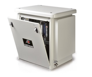 Стоматорг - Компрессор Cattani для CAD/CAM, 165 л/мин при 8 атмосфер ресивер 45 л, в кожухе (1 фазный)