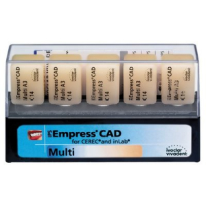 Стоматорг - Блоки Ivoclar Vivadent IPS Empress CAD CEREC/inLab Multi A3,5 C14 L 5 шт