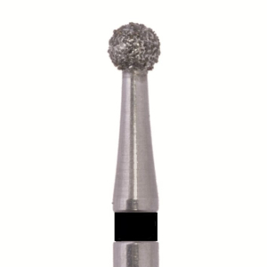 Стоматорг - Бор алмазный 801 014 FG, черный, 5 шт. Форма: шар