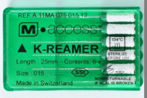 Стоматорг - K-Reamer N10 L25 6 шт. M-ACCESS - ручной каналорасширитель.