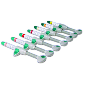 Dentsply Ceram-X DUO шприц Е2, 3 г (A1, A2, A3, C1, C3, C4, D2, D3)  - нано-керамический композит.