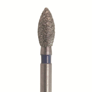 Стоматорг - Бор алмазный SL830.FG.023, синий, 25 шт. Форма: пламя
