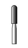 Стоматорг - Боры алм.  FG 880/021 цилиндр с закругленным концом, стандартная зернистость       