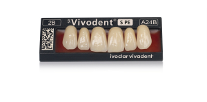 Стоматорг - Зубы SR Vivodent PE Набор из 6 зубов Chromascop фронт.верх. A16 2A.