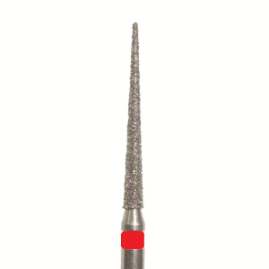 Стоматорг - Бор алмазный 859L 012 FG, красный, 5 шт. Форма: игла