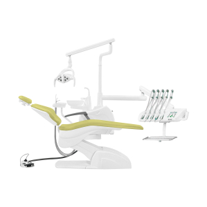 Установка стоматологическая QL2028 (Pragmatic) с верхней подачей со скалером  цвет Р02 зелёный КОМПЛЕКТ 2 СТУЛА - Fengdan