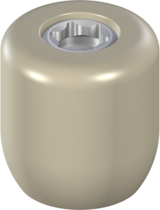 Стоматорг - Защитный колпачок для абатмента для винтовой фиксации NС, Ø 3,5 мм, H 5 мм, PEEK/TAN