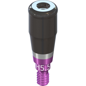 Стоматорг - Абатмент Novaloc, с винтом, прямой 0°, RB/WB, диаметр 3.8 мм, высота десны 5,5 мм.
