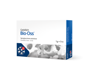 Стоматорг - Костный материал Bio-Oss spongiosa, 1,0 г, гранулы 1-2 мм, размер L, натуральный костнозамещающий материал.