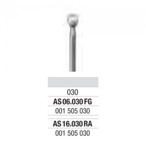 Стоматорг - Arkansas AS16.030RA - гол. полир.(НУ) "шарик"д/обраб. композитов, Швейцария