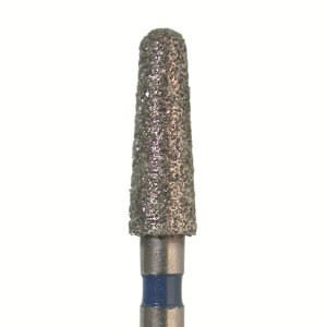 Стоматорг - Бор алмазный 849 012 FG, синий, 5 шт. Форма: конус с закругленным концом