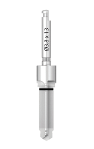 Стоматорг - Сверло прямое диаметр 3,8 мм, длина рабочей части 13 мм, для имплантатов диаметром 4.5.