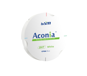 Стоматорг - Диск диоксида циркония Aconia SHT, белый, 95x12 мм