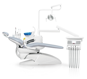 Установка стоматологическая BZ636 compact с нижней подачей со скалером цвет Р15 серебристый - Fengdan