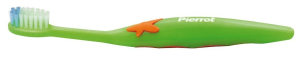 Щетка зубная для детей Pierrot Сhispa от 3 до 8 лет зеленая