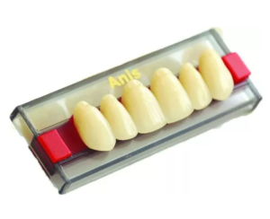 Стоматорг - Зубы акриловые 3х слойные АНИС A4 фронт.верх №22, планка 6шт.
