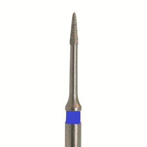 Стоматорг - Бор алмазный SL890L.FG.008, синий, 25 шт. Форма: конус с заостренным концом