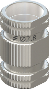 Стоматорг - Втулка для хирургии по шаблонам, Ø 2,8 мм, Н 6 мм, Stainless steel