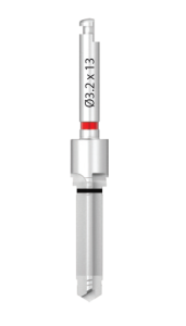 Стоматорг - Сверло прямое диаметр 3,2 мм, длина рабочей части 13 мм, для имплантатов диаметром 4.0.