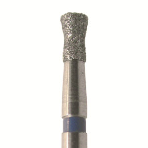 Стоматорг - Бор алмазный 806 009 FG, синий, 5 шт. Форма: обратный конус с "воротничком"