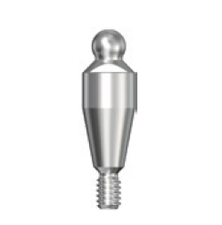 Стоматорг - Абатмент Astra Tech шаровидный 4.5/5.0, высота десны 2 мм (Ball Abutment 4.5/5.0, H - 2 mm).