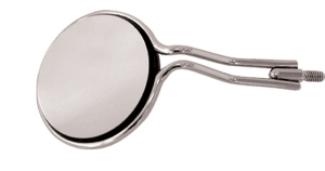 Стоматорг - Зеркало без ручки, не увеличивающее, родиевое, двустороннее ( №5 ), 6 штук