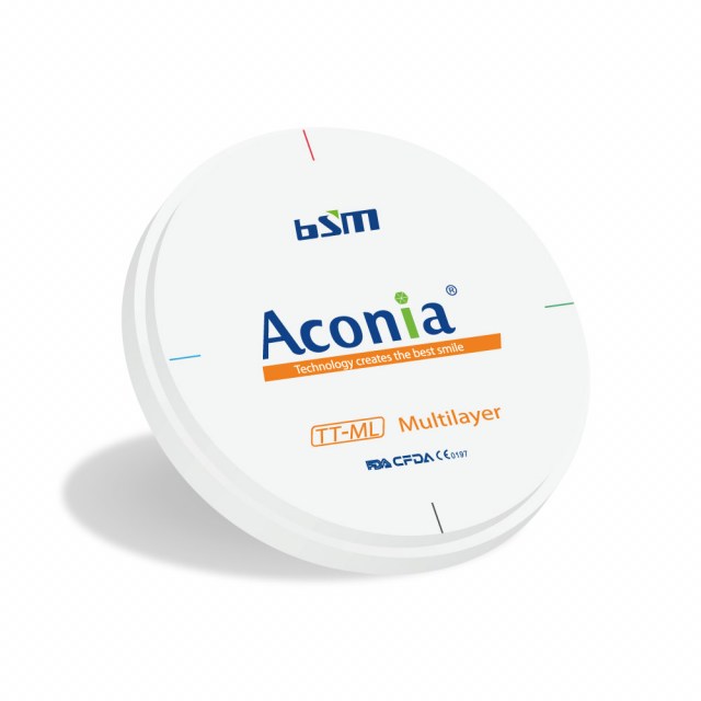 Стоматорг - Диск диоксида циркония Aconia,TT ML, оттенок A2, размер 98 x16.