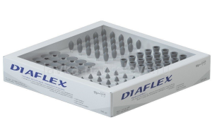 Стоматорг - Головки эластичные Diaflex для окончательной обработки модели СК12, СК14, СК15, СК17 ,100 шт с алмазным наполнением (Целит)