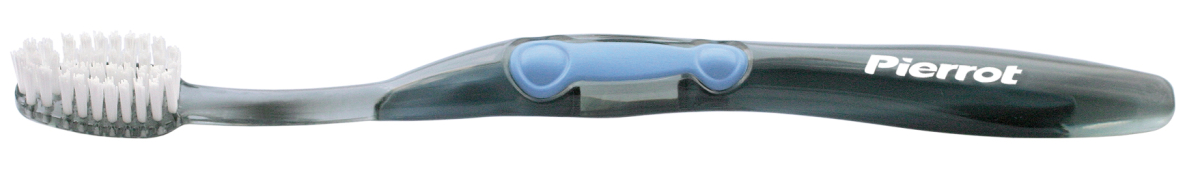Щетка зубная для протезов Pierrot Prosthesis с маленькой головкой серая