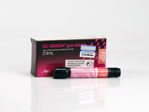 GC GRADIA gum shades (BODY) - материал реставрационный светоотверждаемый микрокерамический гибридный композит, оттенки десны, шприц G22 (2,9 мл)
