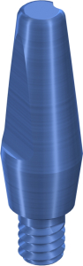 Стоматорг - Монолитный абатмент 6° RN, H 7 мм, голубой, Ti