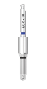 Стоматорг - Сверло прямое диаметр 3,0 мм, длина рабочей части 10 мм, для имплантатов диаметром 3.8.