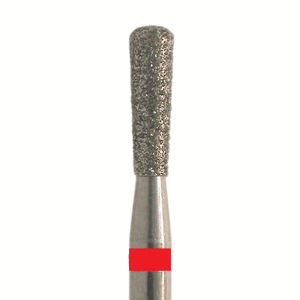 Стоматорг - Бор алмазный 808RL 014 FG, красный, 5 шт. Форма: грушевидный