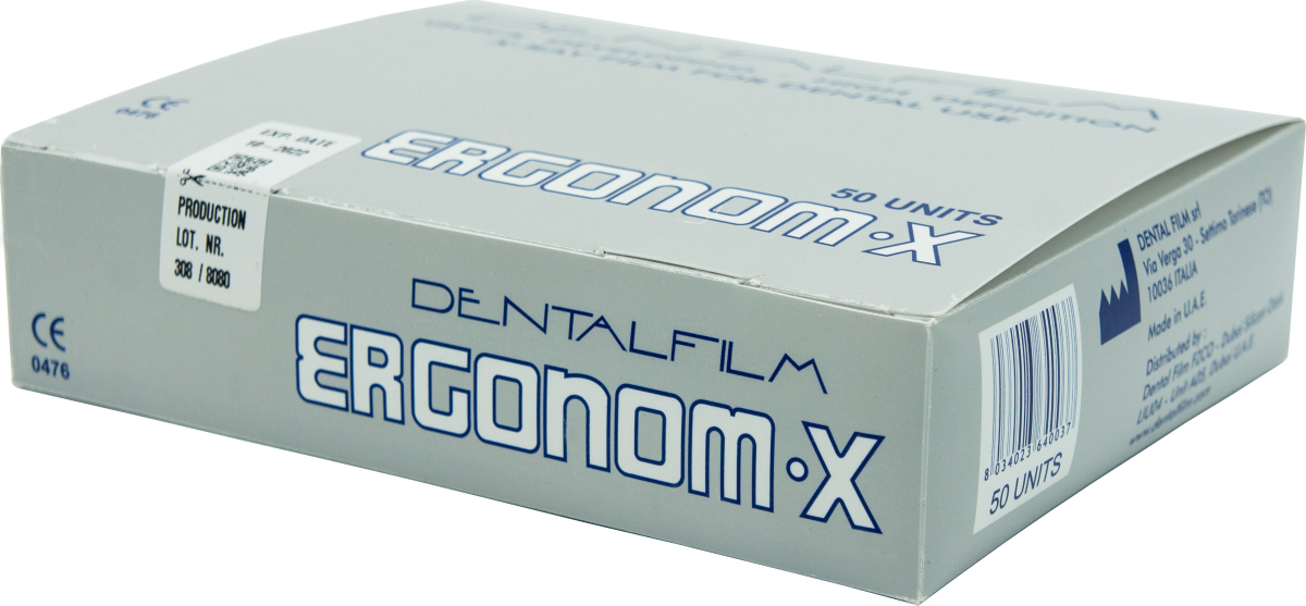 Пленка рентгеновская дентальная самопроявляющаяся Ergonom-X, 50 шт  - Dental film S.r.l.
