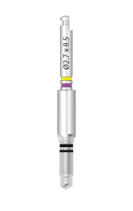 Стоматорг - Сверло прямое диаметр 2,7 мм, длина рабочей части 8,5 мм, для имплантатов диаметром 3.0/3.3.