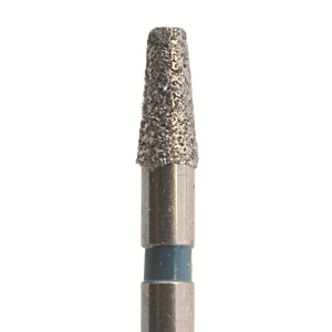 Стоматорг - Бор алмазный 845R 021 FG, синий, 5 шт. Форма: конус с закругленным концом