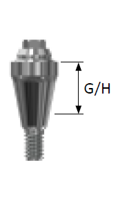 Стоматорг - Абатмент мультюнит, прямой, высота десны 2.5 мм, одиночный, Regular              