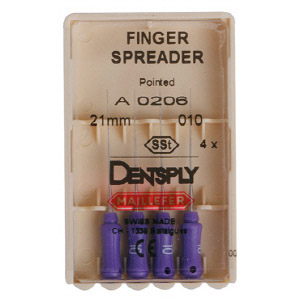 Стоматорг - Finger spreader tapered NiTi  C L25 4 шт. -  уплотнитель для гуттаперчи из NiTi-сплава (синий)