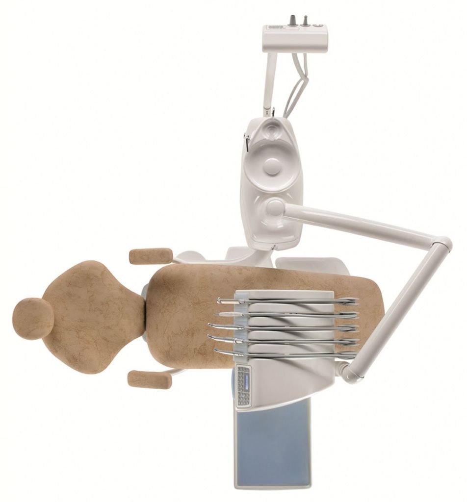 Carving plus - стоматологическая установка с верхней подачей на 5 инструментов (базовая комплектация) - OMS