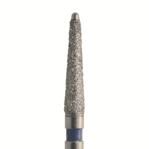 Стоматорг - Бор алмазный 851L 016 FG, синий, 5 шт. Форма: конус с безопасным концом