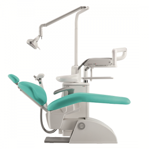 Linea patavium plus - стоматологическая установка с верхней подачей на 5 инструментов со скайлером, цвет М01 темно -серый - OMS