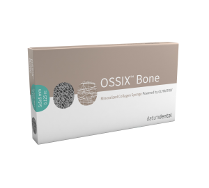 Стоматорг - Костный материал OSSIX™ Bone (коллаген+гидроксиаппатит) 5 x 5 x 5 мм (малый размер, 34 мг ± 5 / 0,125 см3), оссифицируемый губчатый блок.