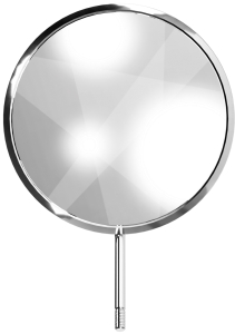 Стоматорг - Зеркало без ручки, увеличивающие, алюминий, диаметр 40 мм (№9), 1 шт