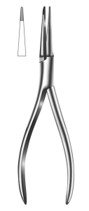 Стоматорг - Щипцы для удаления сломанных корневых инструментов прямые 15 см, 1 шт.